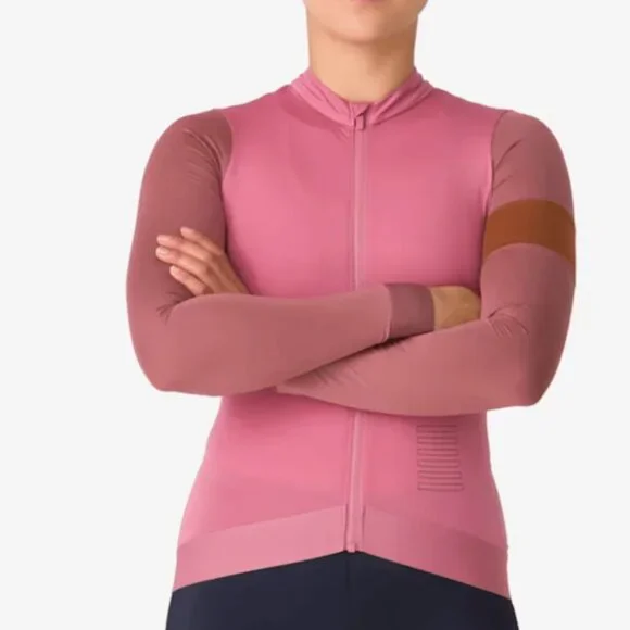 COPY - Rapha Women's Pro Team Long Sleeve Training Jersey Pink Size XS - Picture 8 of 8